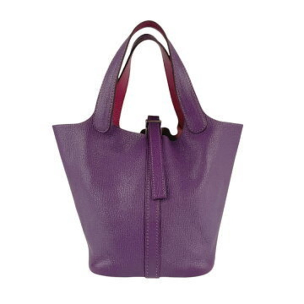 HERMES Handbag Picotin PM Eclat Chevre Misor Rose Pink Shocking